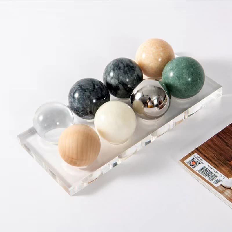 Simple Modern Acrylic Marble Creative Home Entryway Living Room Luxury Desktop Craft Soft Decorative Ornament