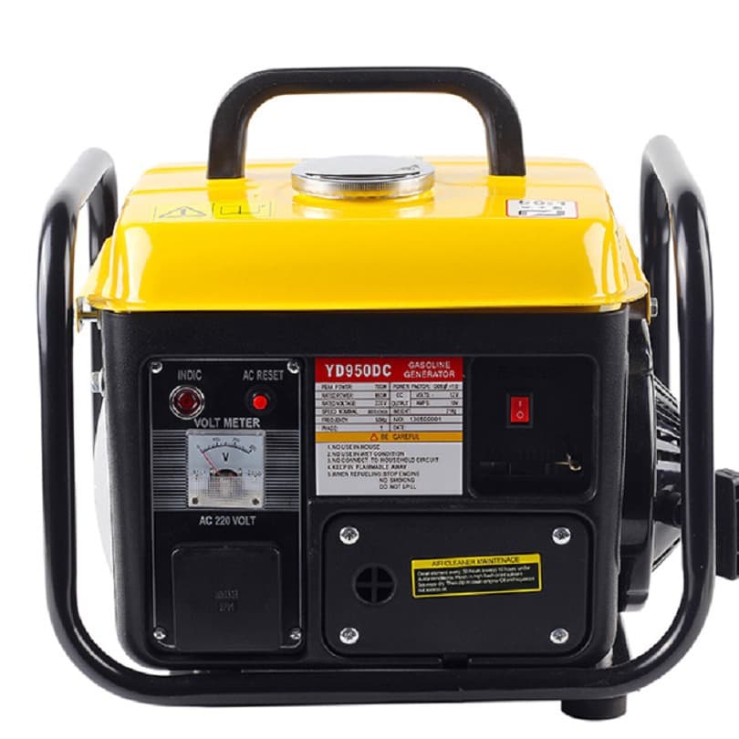 Two-stroke 650/800W portable small gasoline generator household single-phase 220V low noise outdoor portable camping