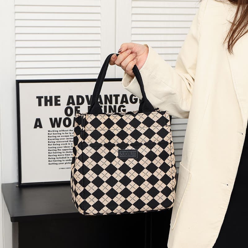 Canvas Bag Handbag Casual Tote Bag Fashion Letter Fabric Handbag Women's Bag Mom Bag Ladies Handbag