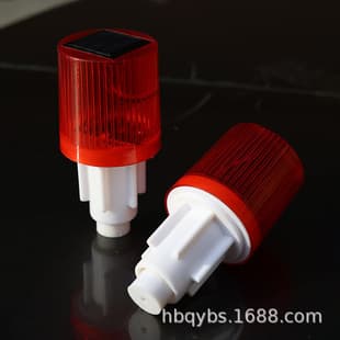 Solar Rotating Warning Light Night Flashing Warning Light Outdoor Construction Safety Strobe Light Road Cone Light
