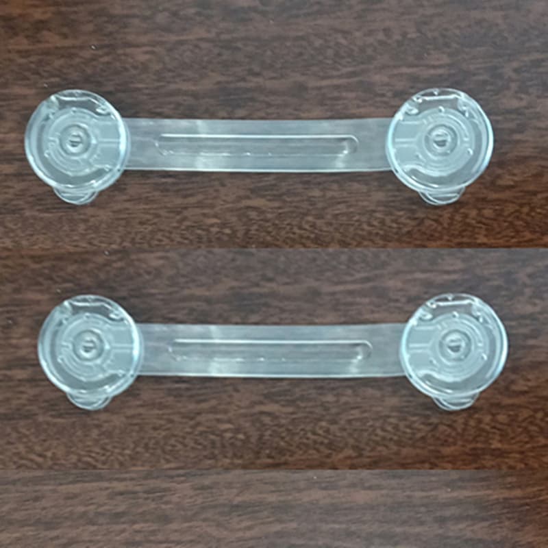 Transparent Long Lock Child Safety Product, Mother and Baby Product, Home Multifunctional Safety Lock, Fridge Lock, Bear Long