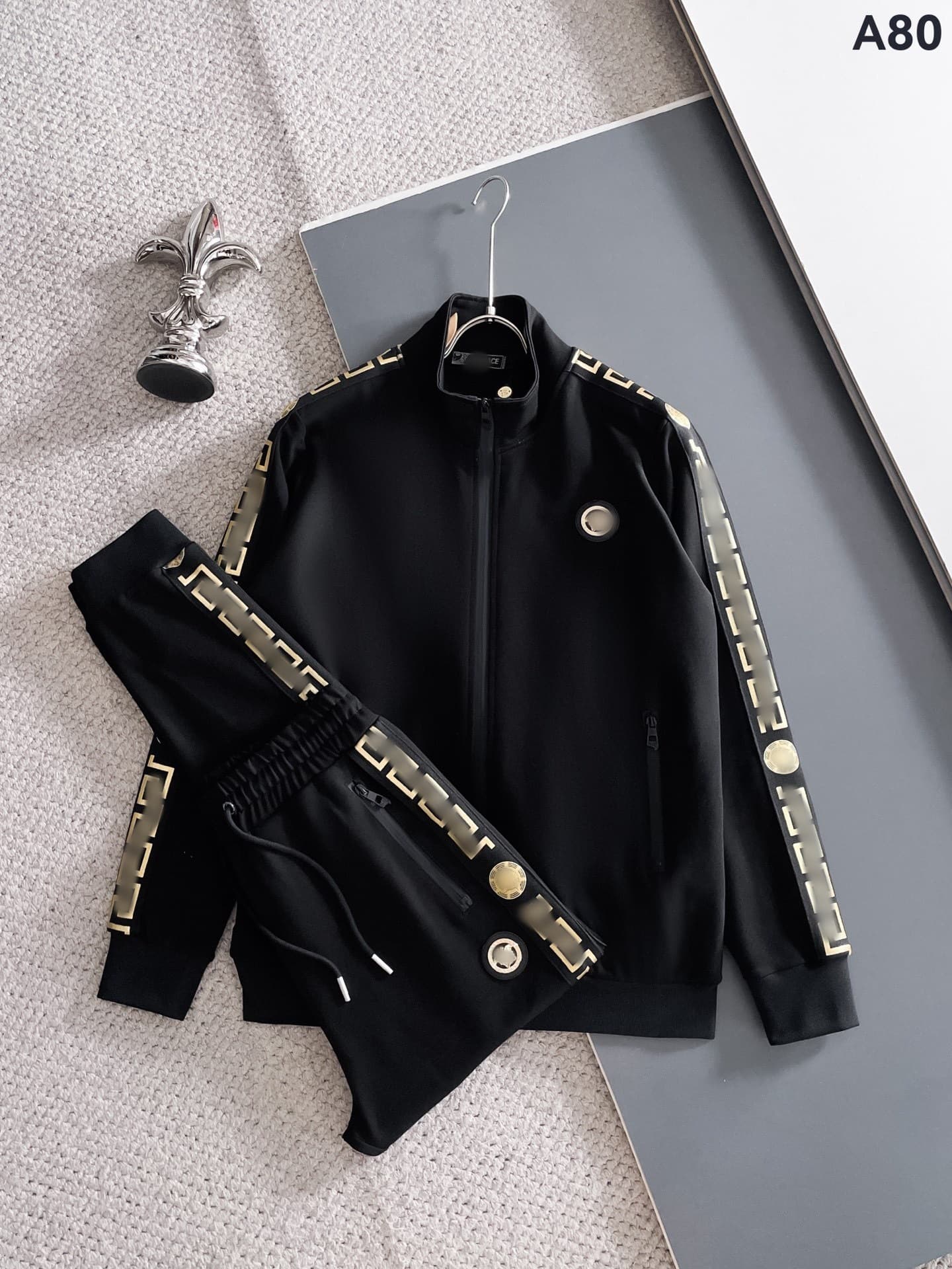 25ss New P Family Autumn/Winter Series High-Quality Casual Long-Sleeve Unisex Hoodie and Sweatpants Set Outerwear