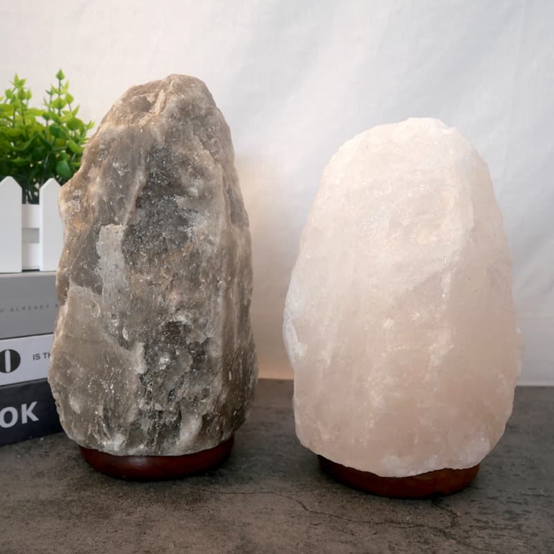 Factory Wholesale Himalayan Crystal Salt Lamp Table Lamp Night Light Mineral Bedside Lamp Aromatherapy Salt Crystal
