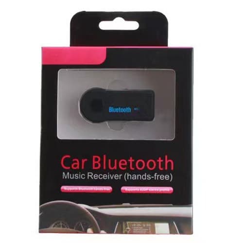 Lapel Clip 3.5mm Bluetooth Adapter Car Bluetooth Hands-Free Audio Receiver 450 Wireless Car Receiver