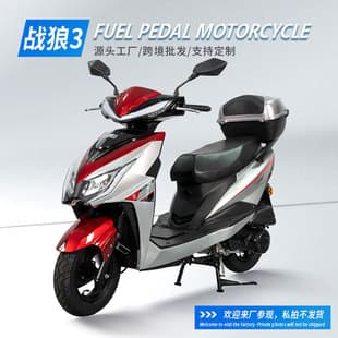 Foreign Trade Supply Zhanlang 3 Fuel Motorcycle Scooter Dual-Passenger Commuter Motorcycle Cool Motorcycle Kazakhstan