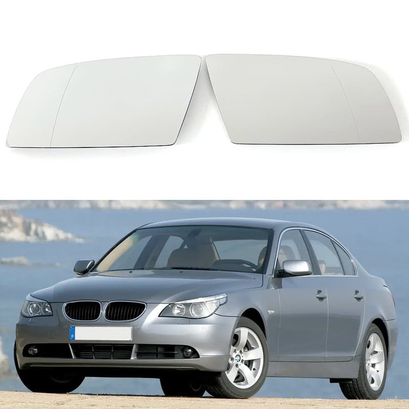 Heated rearview mirror glass for 03-10 BMW 5 Series 6 Series E60 E61 E63 E64