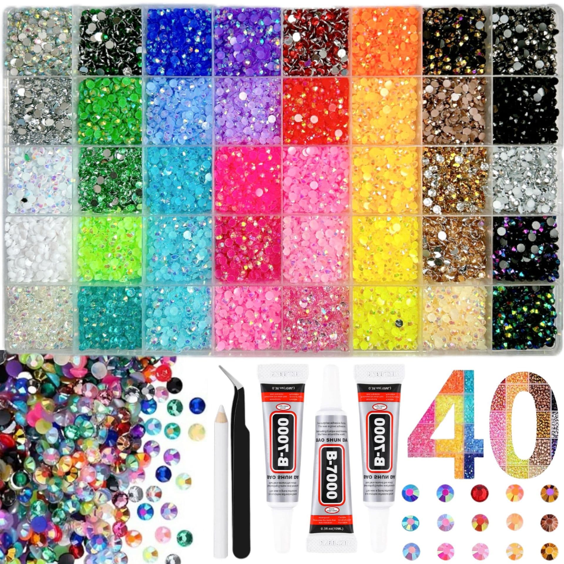 Amazon Best Seller AB Color Resin Flat Back Resin Candy Color Nail Rhinestones DIY Clothing Nail Art Eye Makeup Accessories