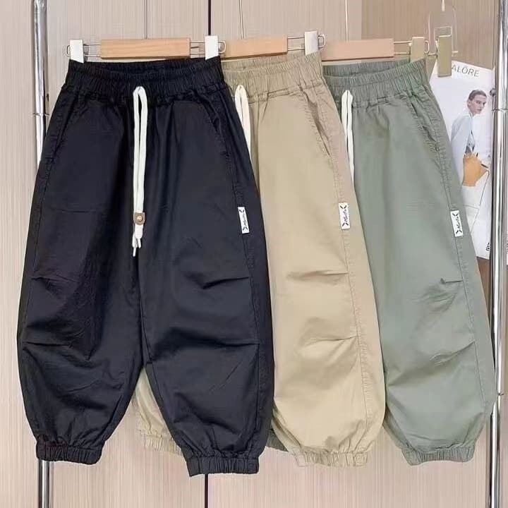 2025 Summer Kids Baby Daily Versatile Fashion Quick-Dry Thin Loose Casual Mosquito-Proof Ankle Pants for Big Kids