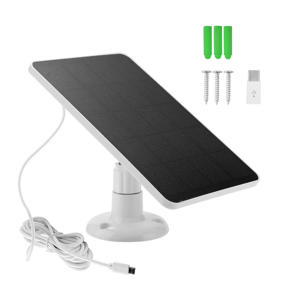 3W 4W anker eufy ring Blink Security Camera Low Power Solar Charging Panel