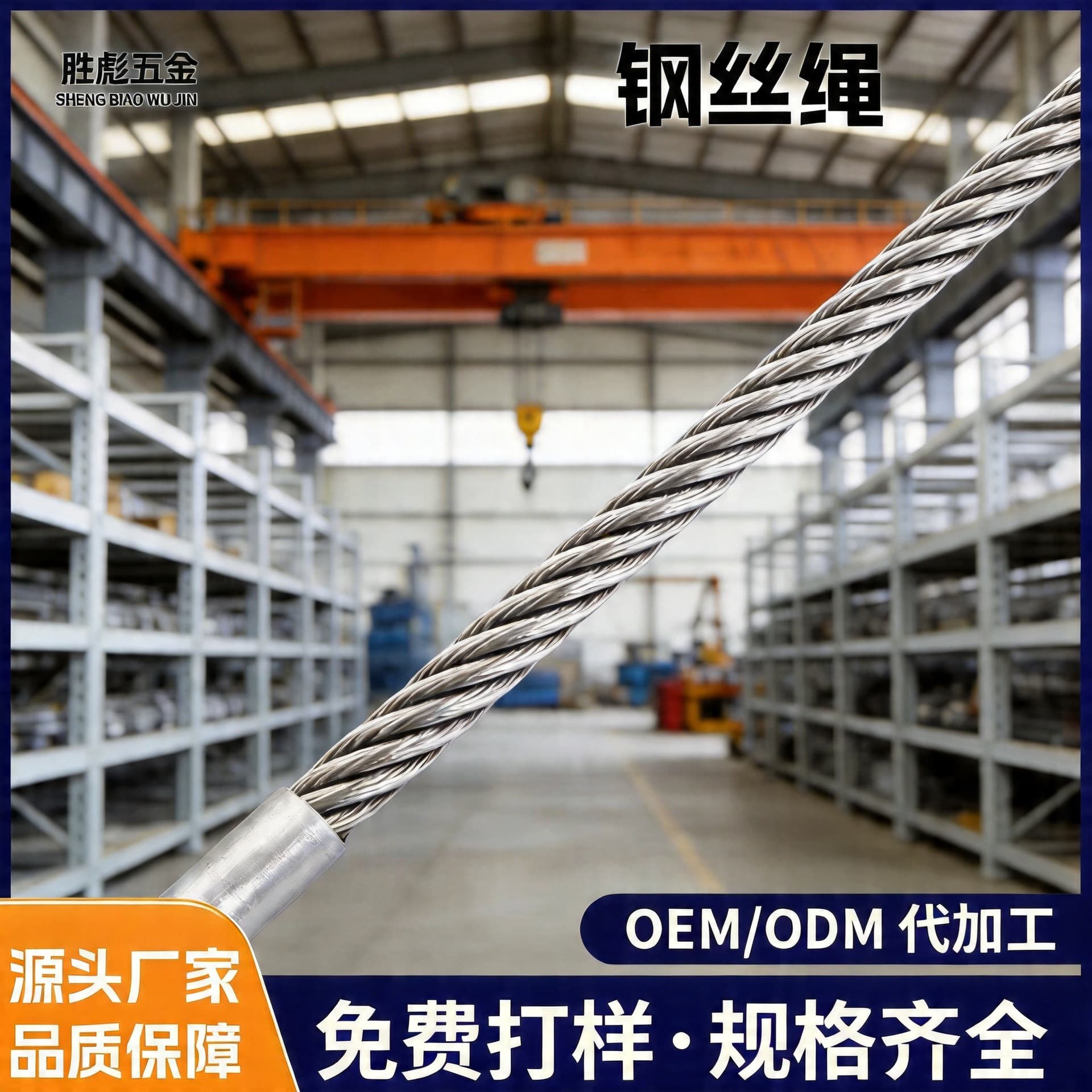 Processed steel wire rope, large steel wire tension rope, load-bearing rope, steel wire sling, lamp lanyard, galvanized rubber-coated wire rope