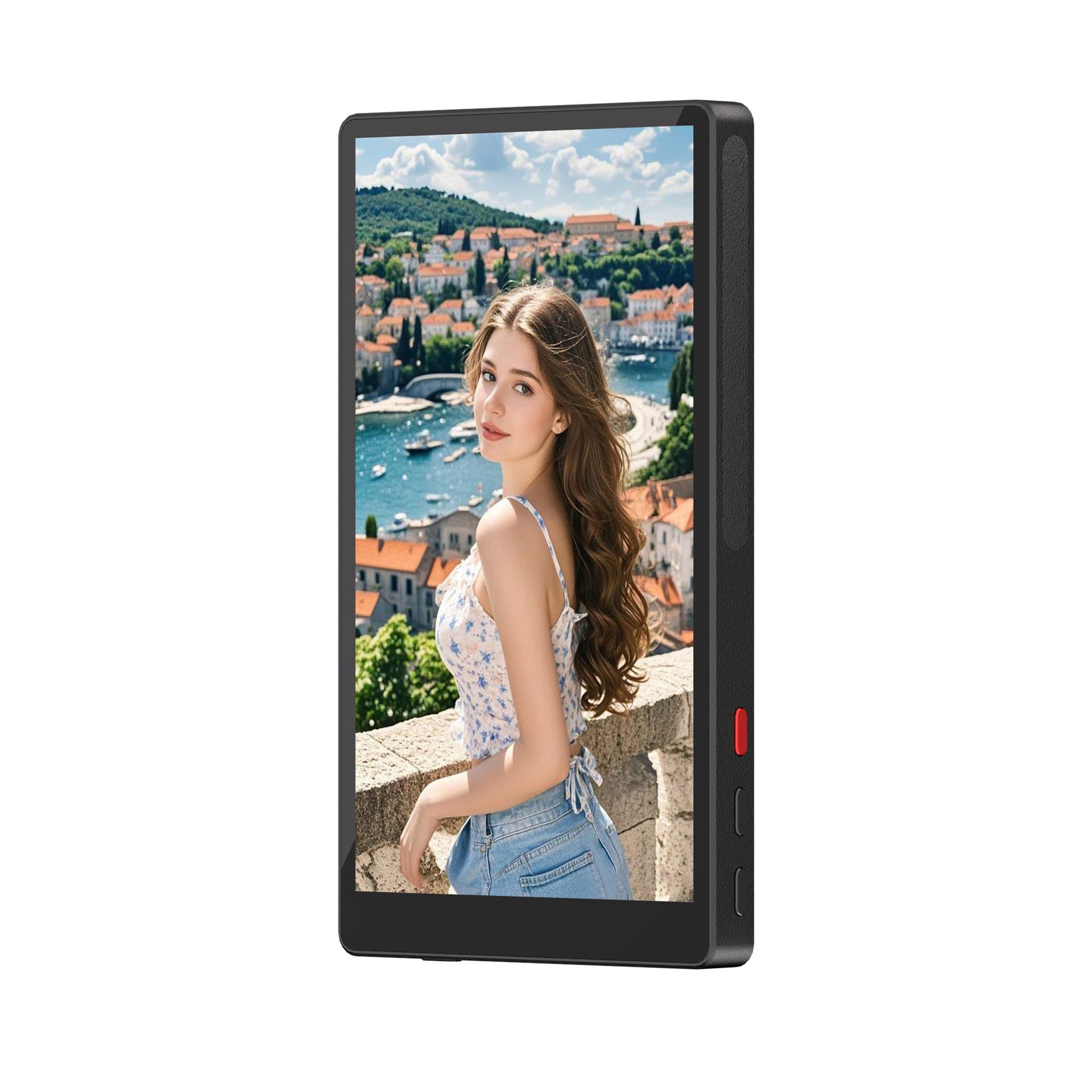 Wireless Phone Selfie Same-Screen Mirror for Photography Monitoring Display with Rear Camera and Magnetic Selfie Function