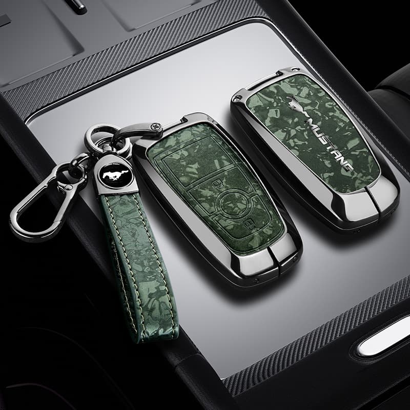 Compatible with Ford 2024/25 New Mustang Key Case, Mustang Mach-E Smart Full Coverage Shell