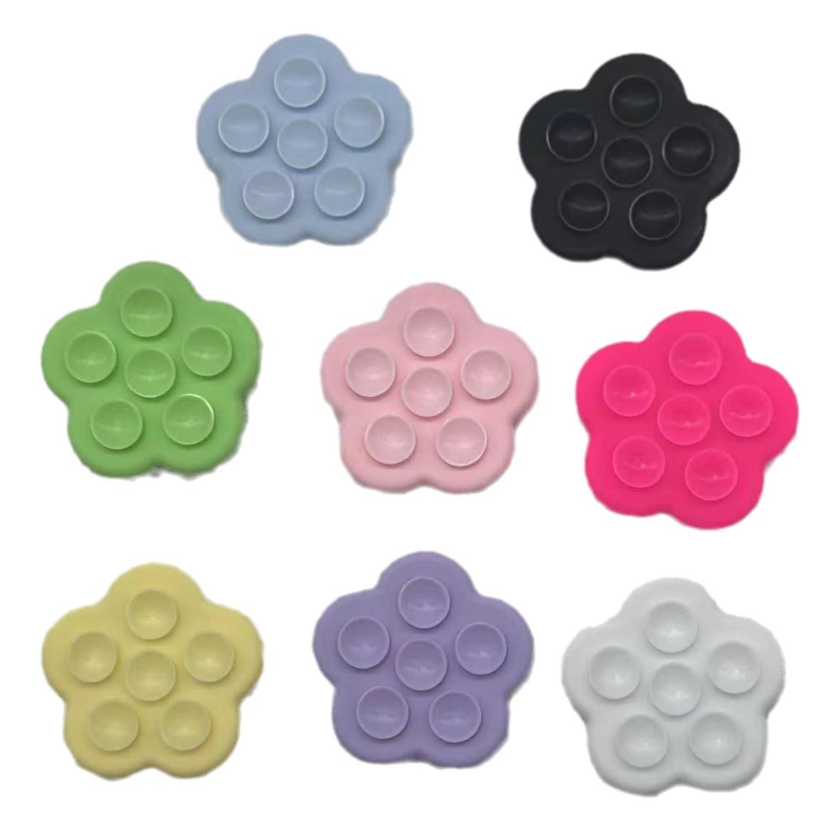 New Silicone Phone Stand Phone Case Universal Air Cushion Stand Heart Round Style Desktop Convenient Stand