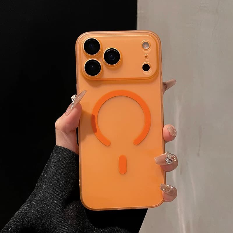 Ice Mist Ultra-Thin Magnetic PC Frosted Case for iPhone 17 Pro Max, Anti-Drop Protection for iPhone 16 15