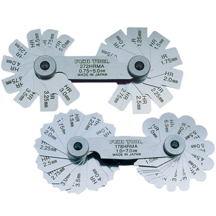 Fujitool Radius Gauge R Gauge 178Hrmaa Radius Template Arc Gauge