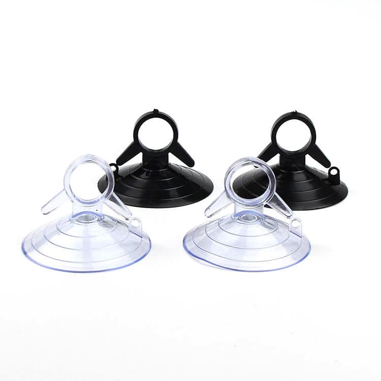 4.5CM-3.5CM Sunshade Suction Cup, Transparent Black, Swallowtail Style, Car Windshield Sunshade Suction Cup