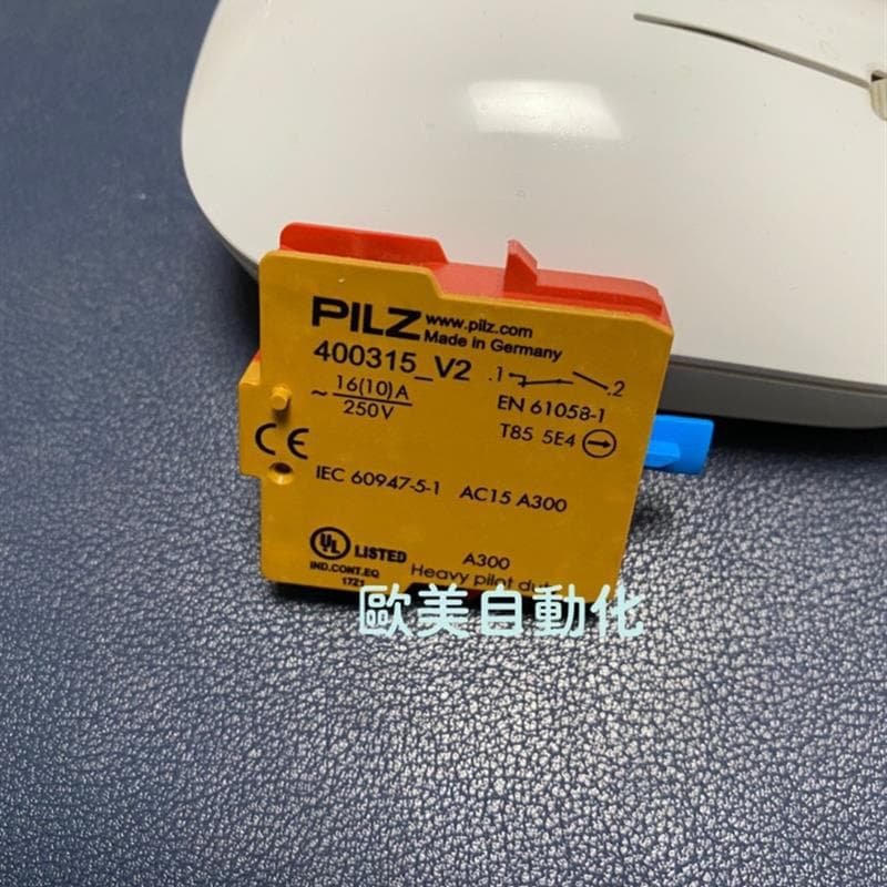 A089* PILZ Pilz Button Switch Contact 400315_V2
