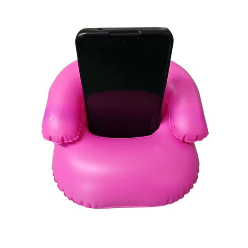 Eco-friendly PVC Inflatable Phone Stand, Various Shapes, Advertising Phone Holder, Logo Printing, Bulk Discounts