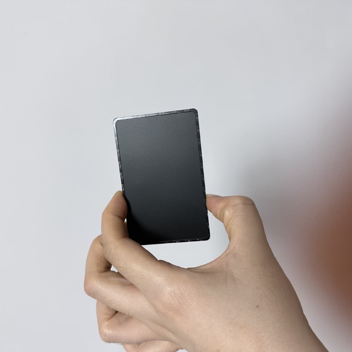 Black NFC carbon fiber card social media sharing carbon fiber blank Ntag213NFC business card