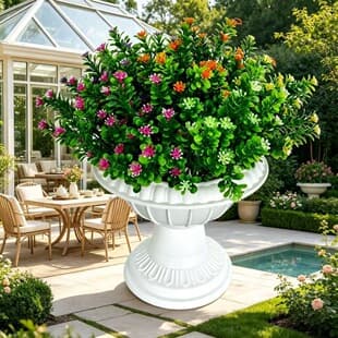 Cross-border simulation green plant bundle, Milan grass artificial flower arrangement indoor fake flower decoration wholesale