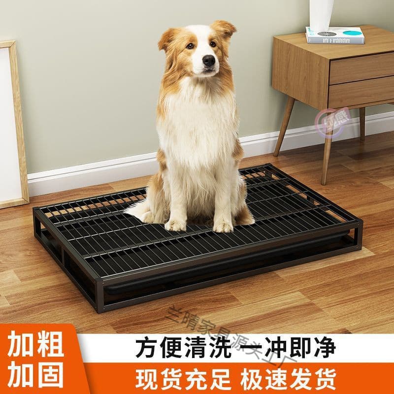 Dog Toilet Anti-Stepping Excrement Tray for Large, Medium, and Small Dogs, Integrated Urinal Bedpan with Flushing Training, Drawer-Type Sand Basin