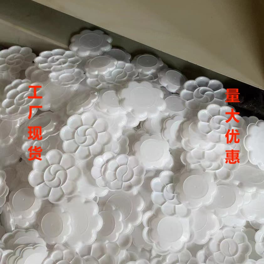 Wind-swept Plum Blossom Palette, Watercolor Acrylic Paint Dish, Small Footprint Palette, Round Palette Factory Direct