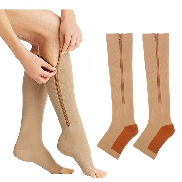 Amazon elastic socks, cycling long compression socks, men's and women's calf outdoor fitness, running compression socks