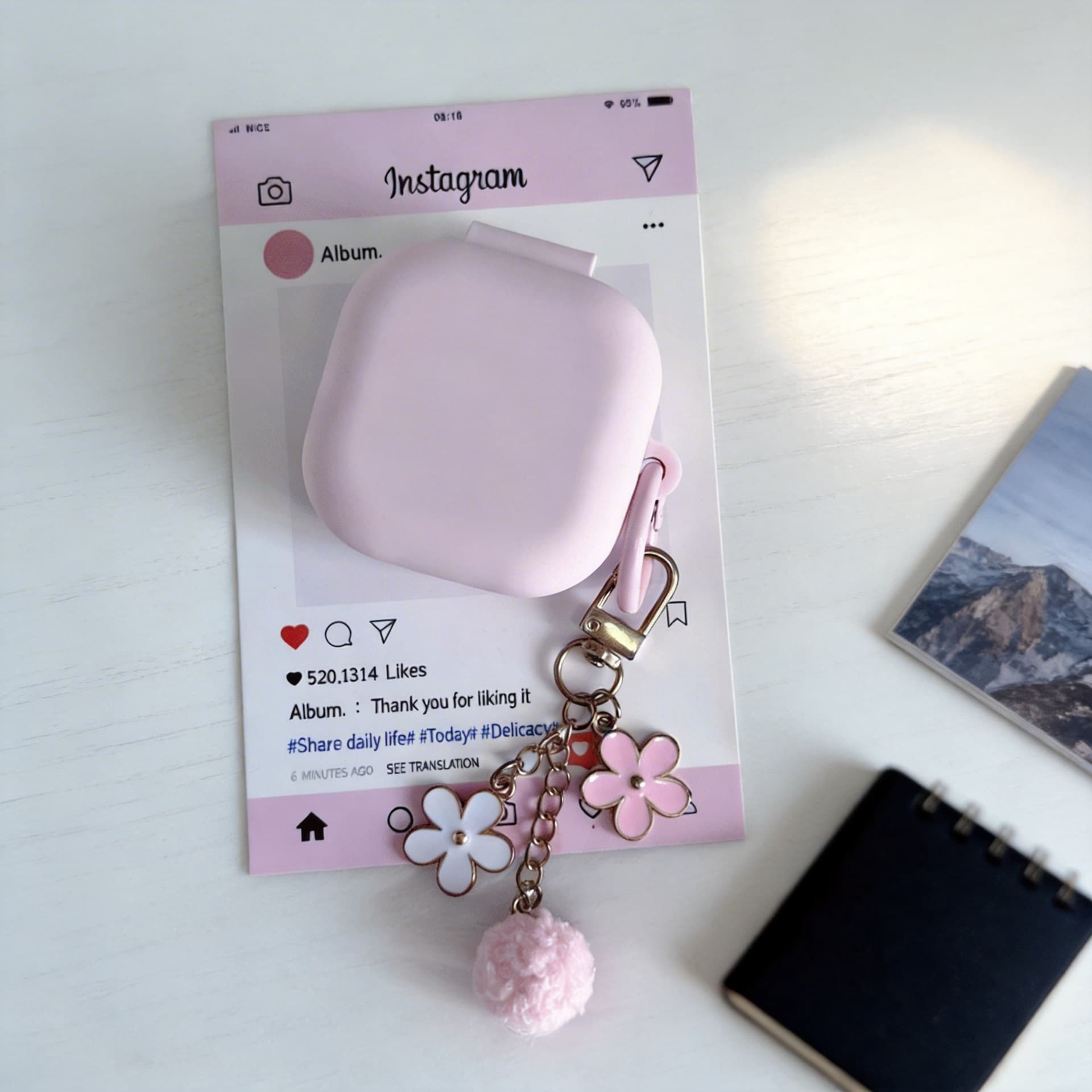 Sakura Pink New Samsung Buds4 Earphone Case Samsung Buds4Pro Protective Case Samsung Buds4Pro Protection