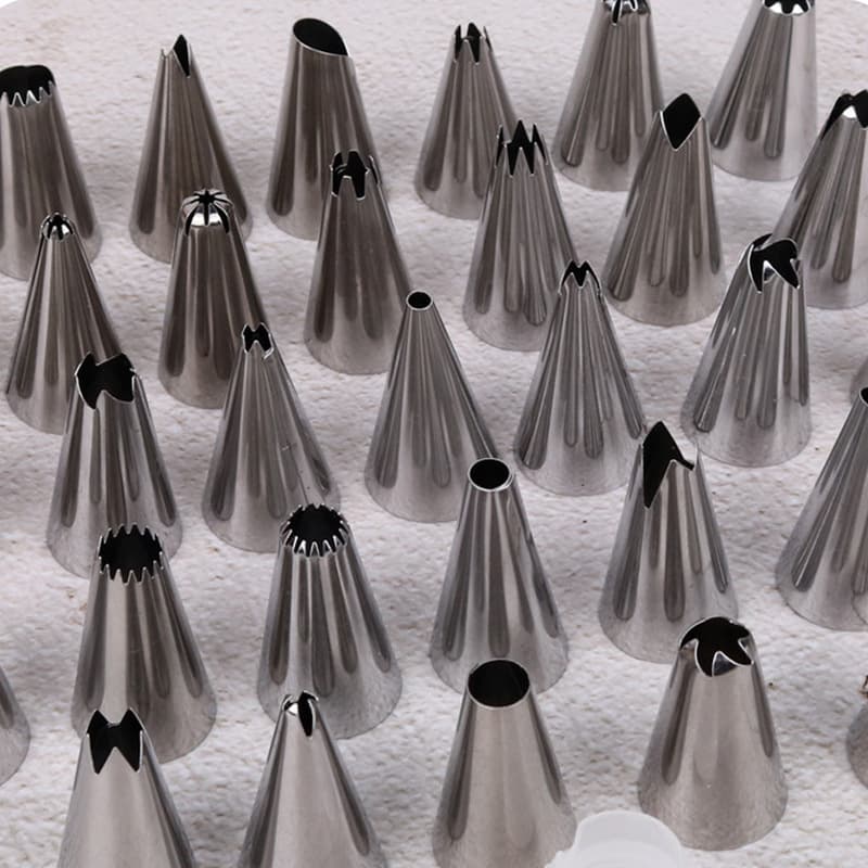 Baking Tool 304 Stainless Steel 24-Piece Icing Nozzle Set Cookie Cake Cream Pastry Decorating Tool