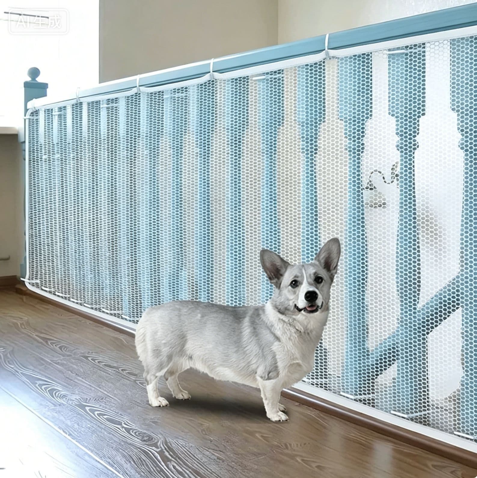 2m 3m children's stair protection net safety rope net balcony protection net children's stair safety net anti-cat and anti-fall