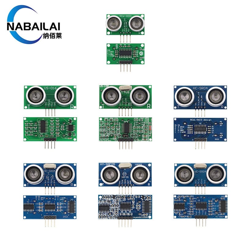 The ultrasonic ranging module HC-SR04/HY-SRF05/US-100 is compatible with UNO R3/51/STM32.