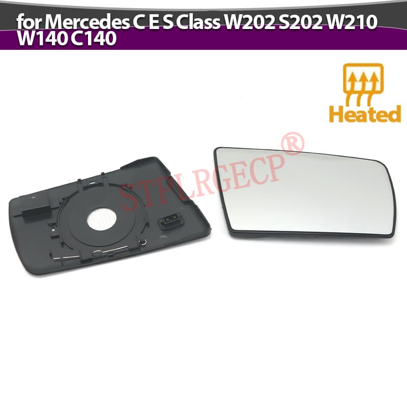 Suitable for 94-00 Mercedes-Benz C E S-Class W202 W210 W140 Rearview Mirror Heating Replacement White Mirror