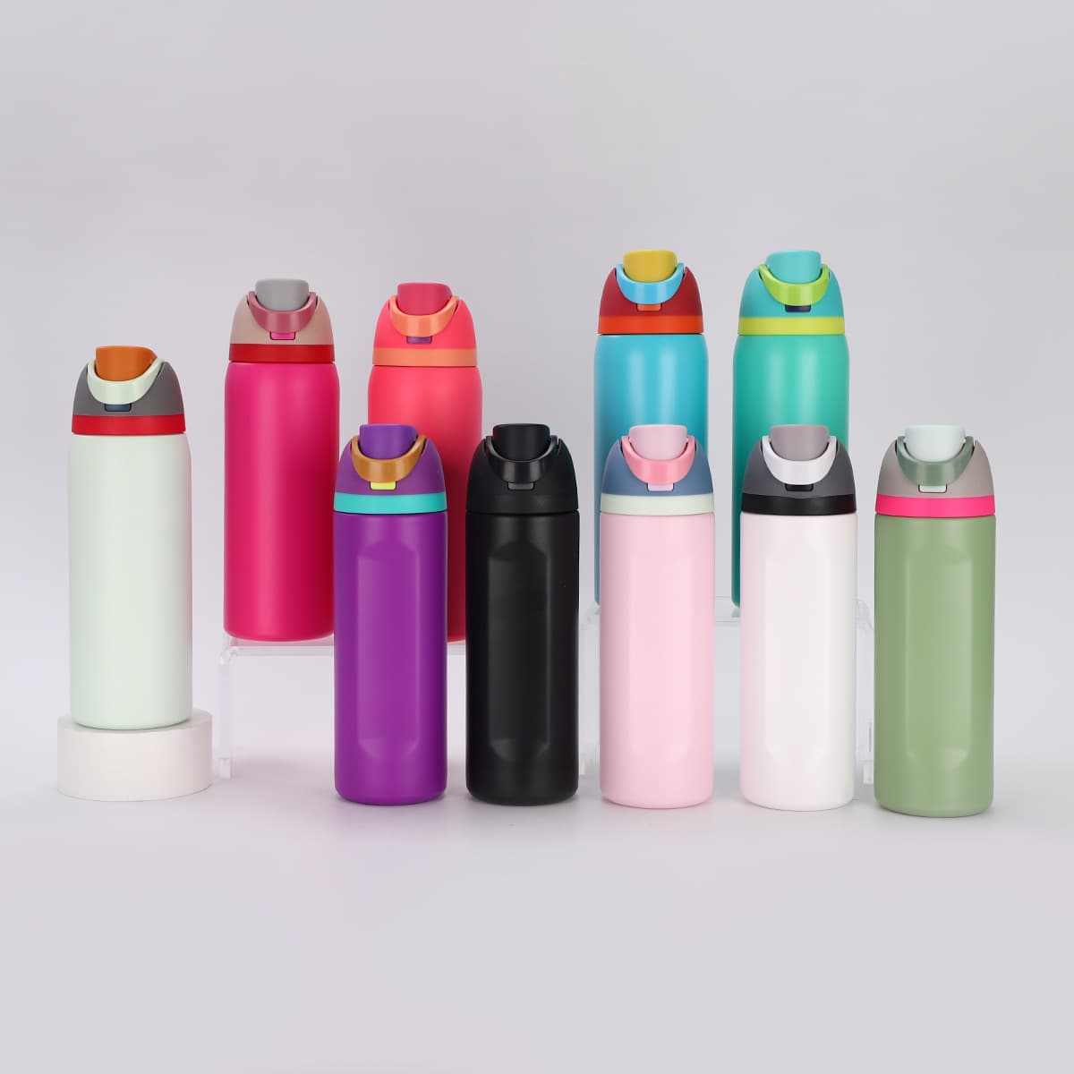 New High-End Stainless Steel Thermos, Household Insulated Cup, Outdoor Portable Sports Water Bottle, Large Capacity Tumbler with Handle
