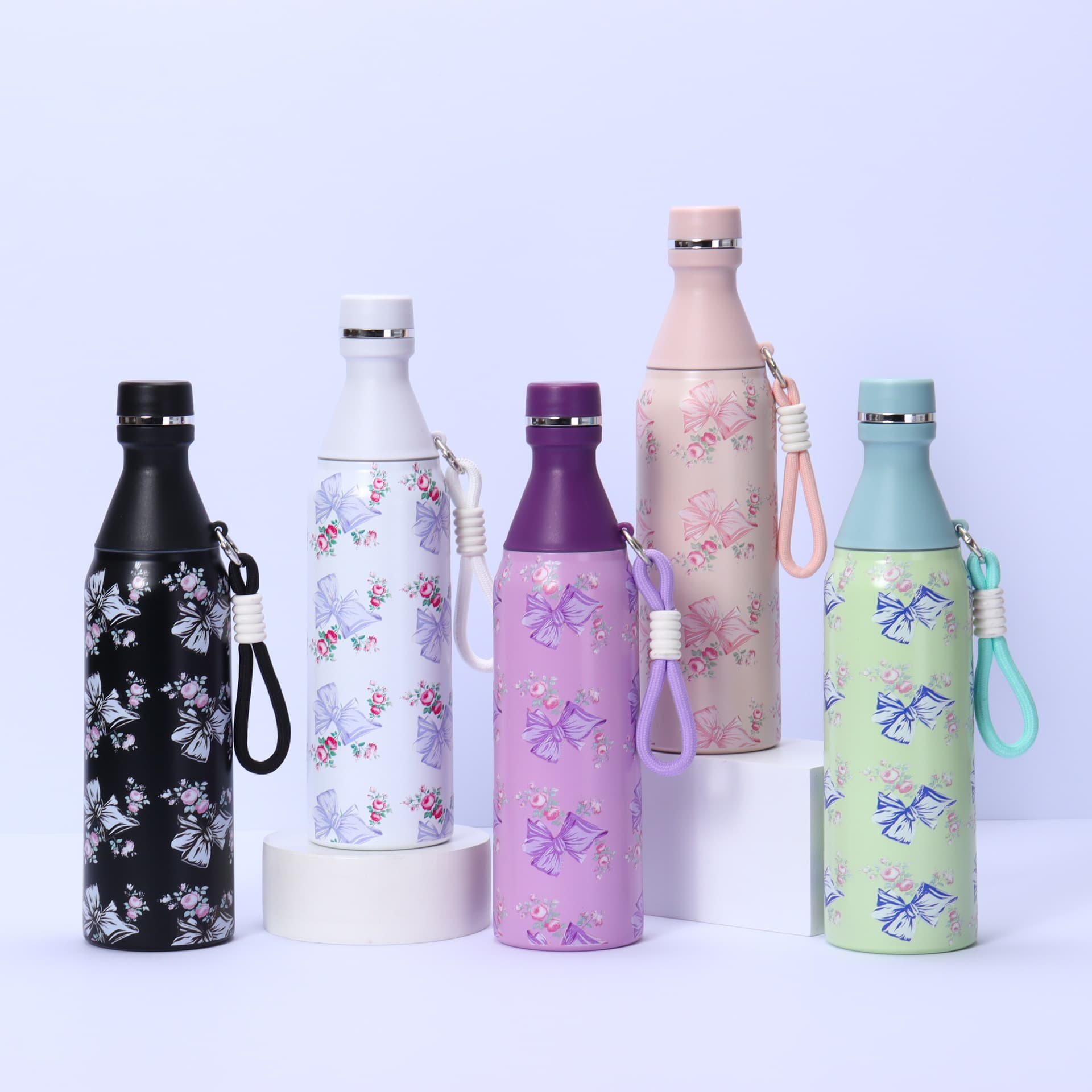 304 Stainless Steel Insulated Mug Large Capacity Car Cup Portable with Carry Rope Business Gift Customizable Water Bottle