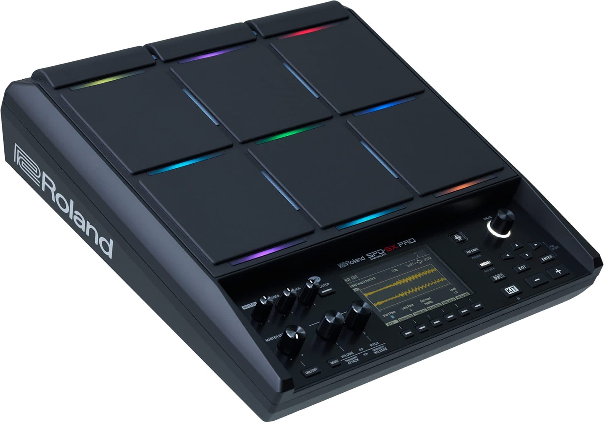 Roland SPD-SX PRO Flagship Sampling Drum Pad for Drummers and Other Musicians, 9 Playing Surfaces, 8 External Triggers