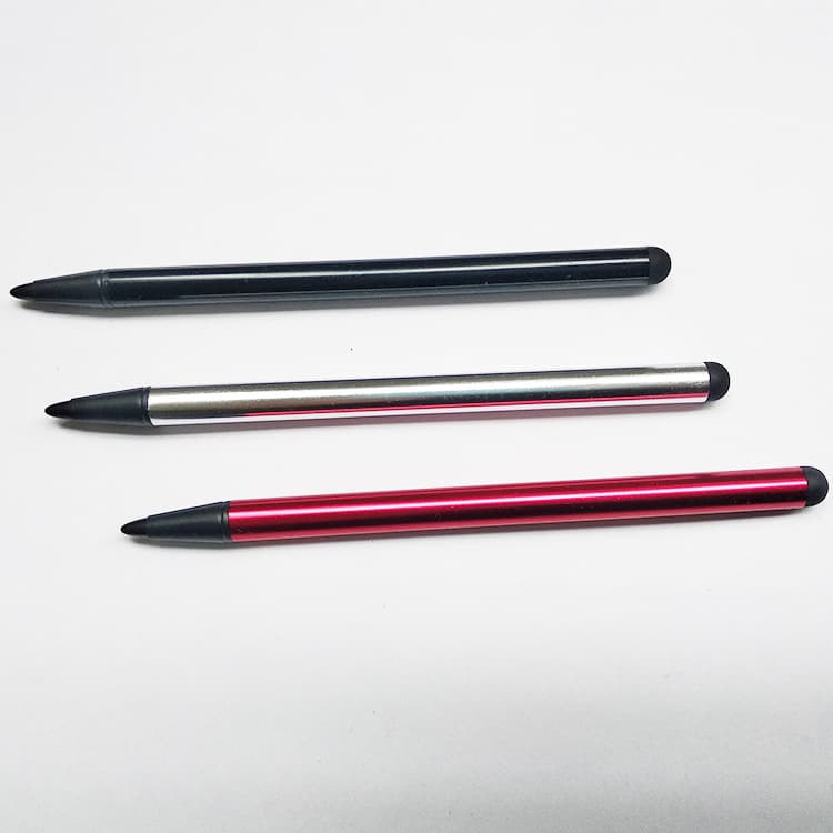 Suitable for resistive and capacitive touchscreens, dual-use stylus for resistive and capacitive touchscreens, GPS navigation, iPad, and iPhone.