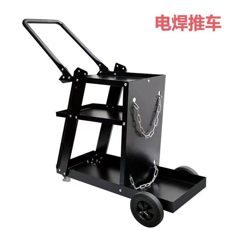 Welding Machine Trolley for TIG and MIG Welding, Multi-functional Storage Rack Mobile Cart