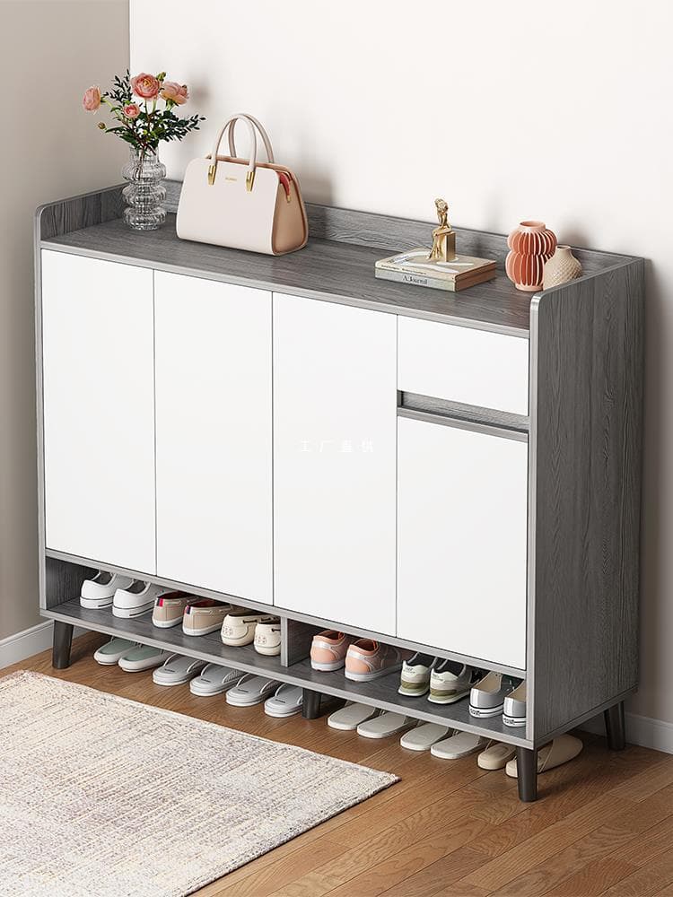 Hallway Shoe Cabinet for Home Use, Entrance Corridor Indoor Entryway Door Exterior Foyer Cabinet, New 2024 Bestseller Solid Wood Yatongsi