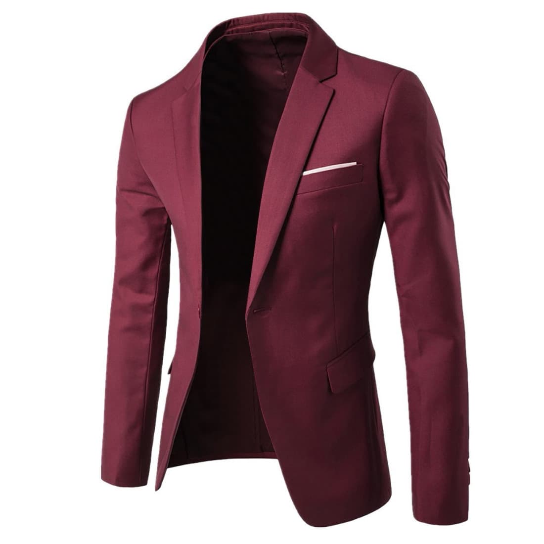 2023 Autumn New Men's Casual Korean Style Solid Color Suit, Youth Suit, Fashionable Men's Clothing, Slim Fit