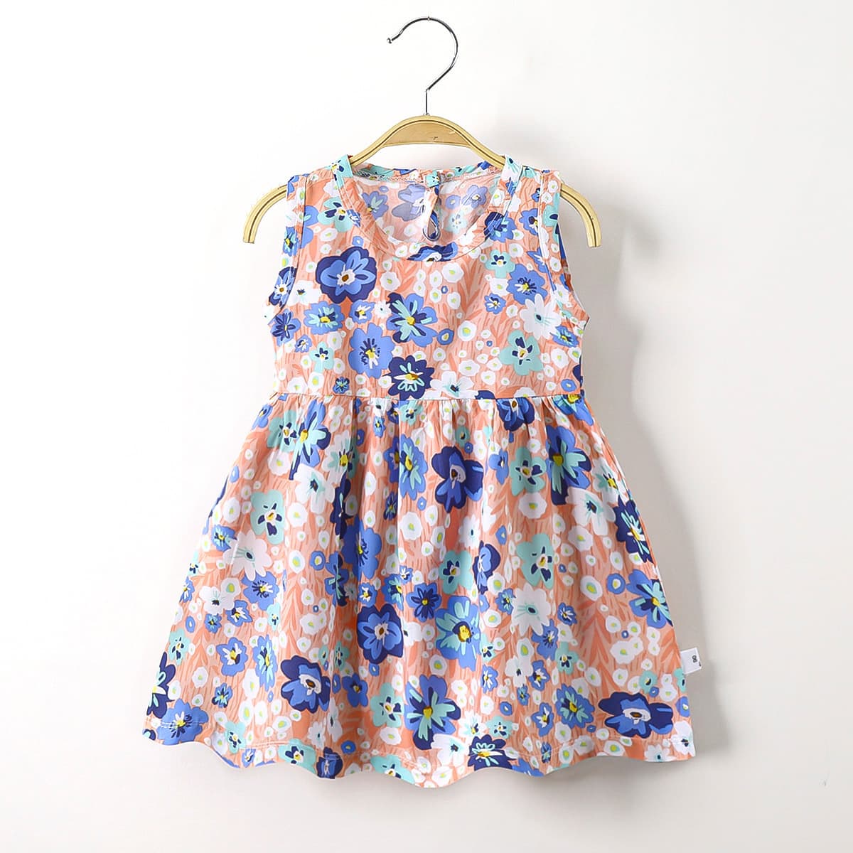 Stylish Princess Dress for Girls, Toddler Summer Dress 2025 New Arrival, Children's Dress for Babies in Soft Silk