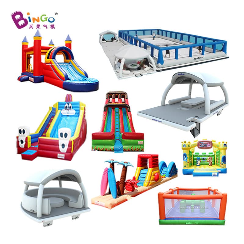 BIngo Bingguo inflatable slide trampoline inflatable model children's water play equipment outdoor play activities foreign trade