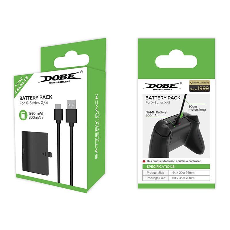 Dobe Xbox Series Handheld Battery TYX-2610B with Type-C Charging Cable Gamepad Battery for Xbox Series Youth Suitable