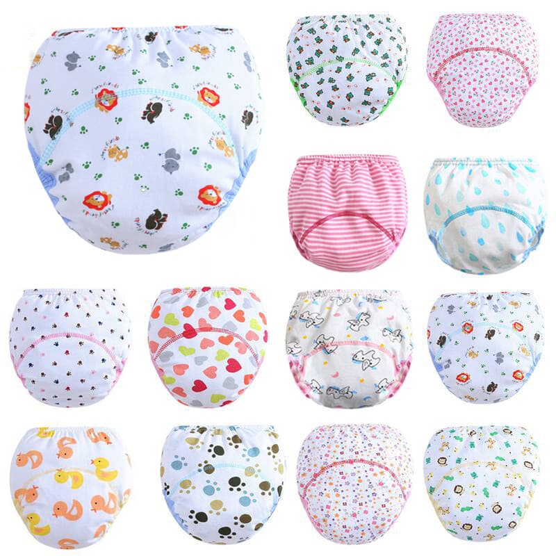 Three-layer training pants, cloth diaper pants, printed diaper pants, pull-up pants