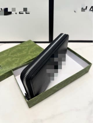 Men's Genuine Leather Long Wallet Clutch with Gift Box, Simple Multi-Compartment Design for Cross-Border Trade