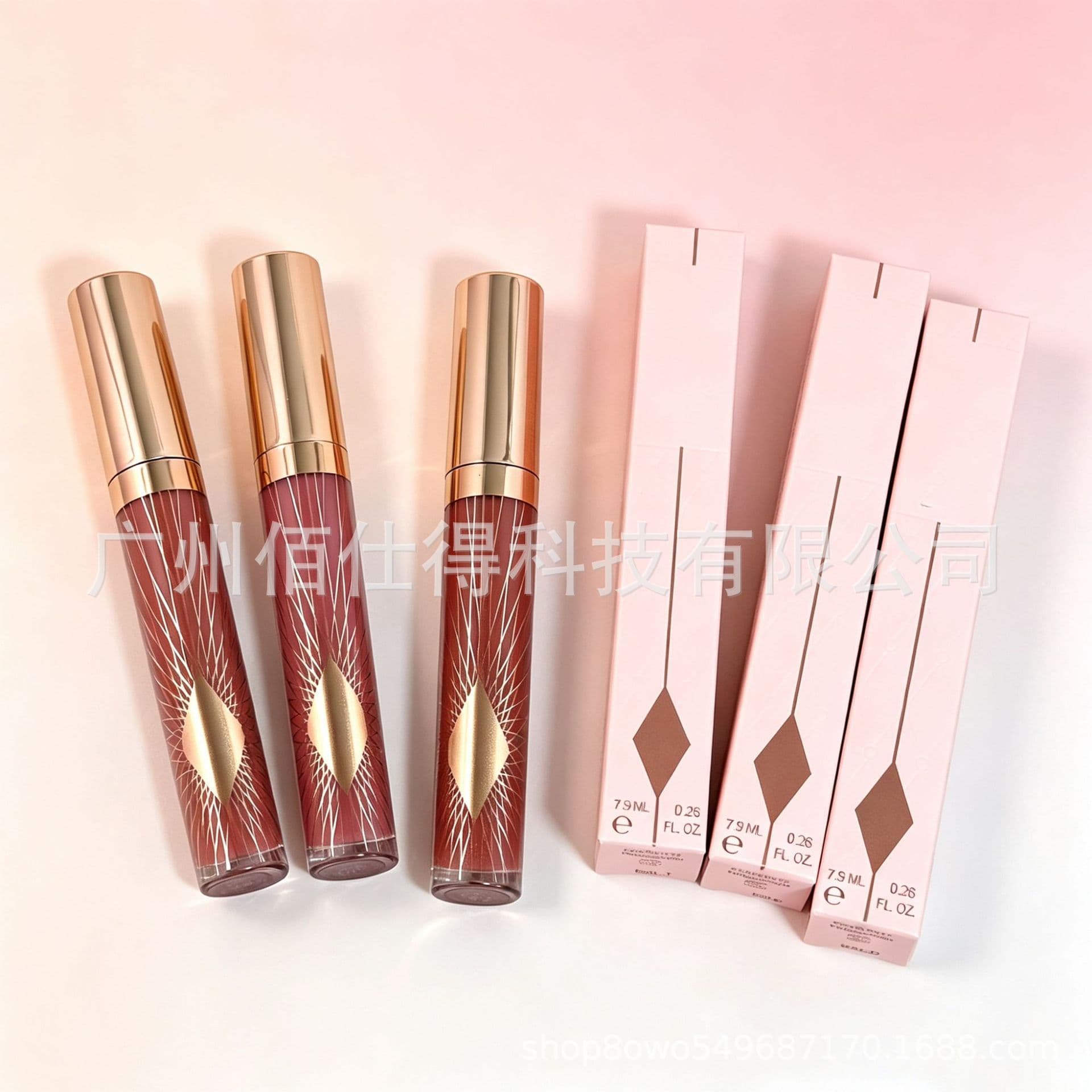 In Stock CT Water Glow Collagen Lip Gloss Sugar Heart Lip Glaze pillow talk Medium Pink/Kiss Mark/rosy glow Lipstick