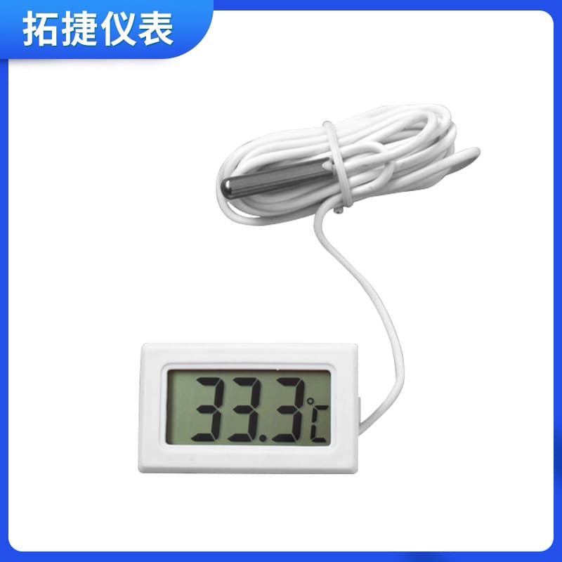 Screen Embedded Digital Display Fish Tank Thermometer Refrigerator Water Temperature Gauge Temperature Measurement Instrument