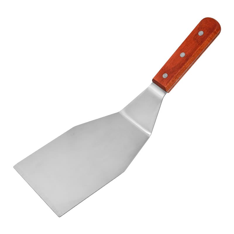 Source Factory Stainless Steel Extra-Large Spatula for Egg Pancakes, Teppanyaki, Pizza, and Scallion Pancakes