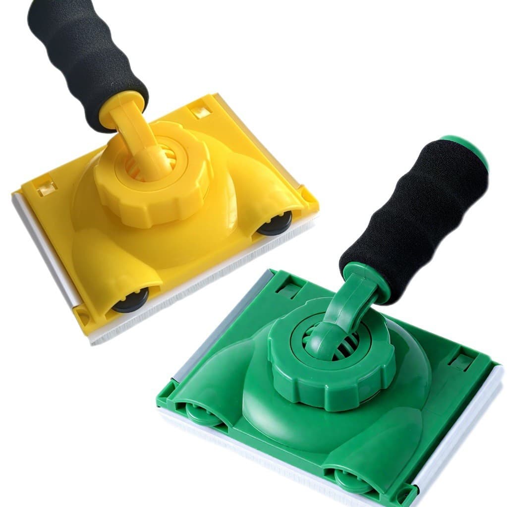 Yellow ET Series, Edge Painting Brush with Sheath Handle, Rubber-coated Handle