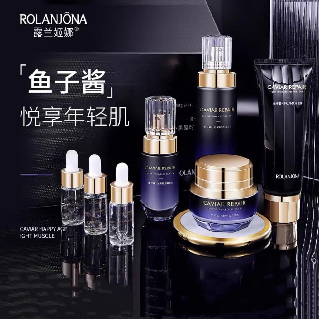 Lulanjina Caviar Skincare Single Product Cleanser Toner Essence Cream BB Eye Cream Moisturizing Nourishing Skincare