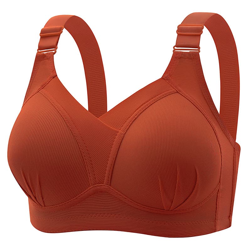 Plus-Size Thin Beautiful Back Anti-Peep Anti-Sagging Side Minimizes Side Fat New Push-Up Women's Non-Wire Bras